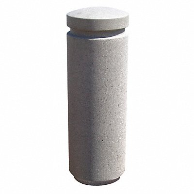WAUSAU TILE TF6021W22 Decorative Bollard 36 in H Grey Concrete