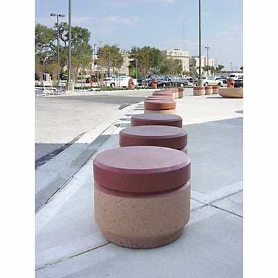 WAUSAU TILE TF6082W22 Decorative Bollard 19 in H Beige