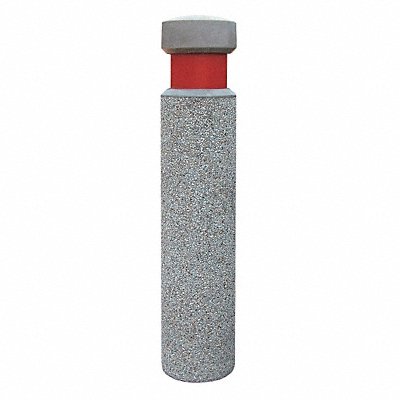 WAUSAU TILE TF6087W22 Bollard Round 12in.Lx12in.Wx60in.H