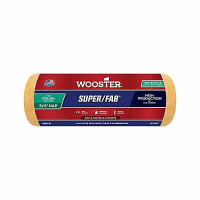 WOOSTER R2819 Paint Roller Cover 9 L 3/4 Nap Knit