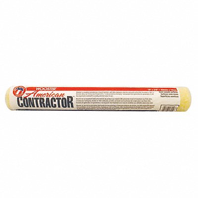 WOOSTER R36218 Paint Roller Cover 18 L 3/8 Nap Knit