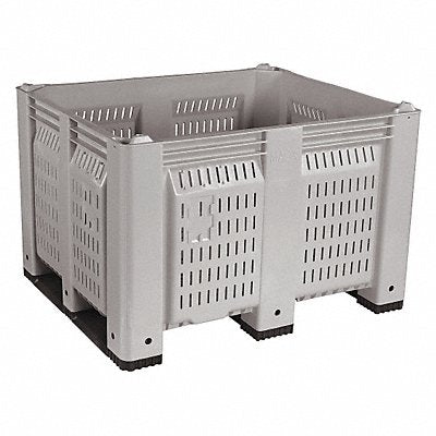 DECADE PRODUCTS M023000104 Bulk Container Grey Vented 40 in