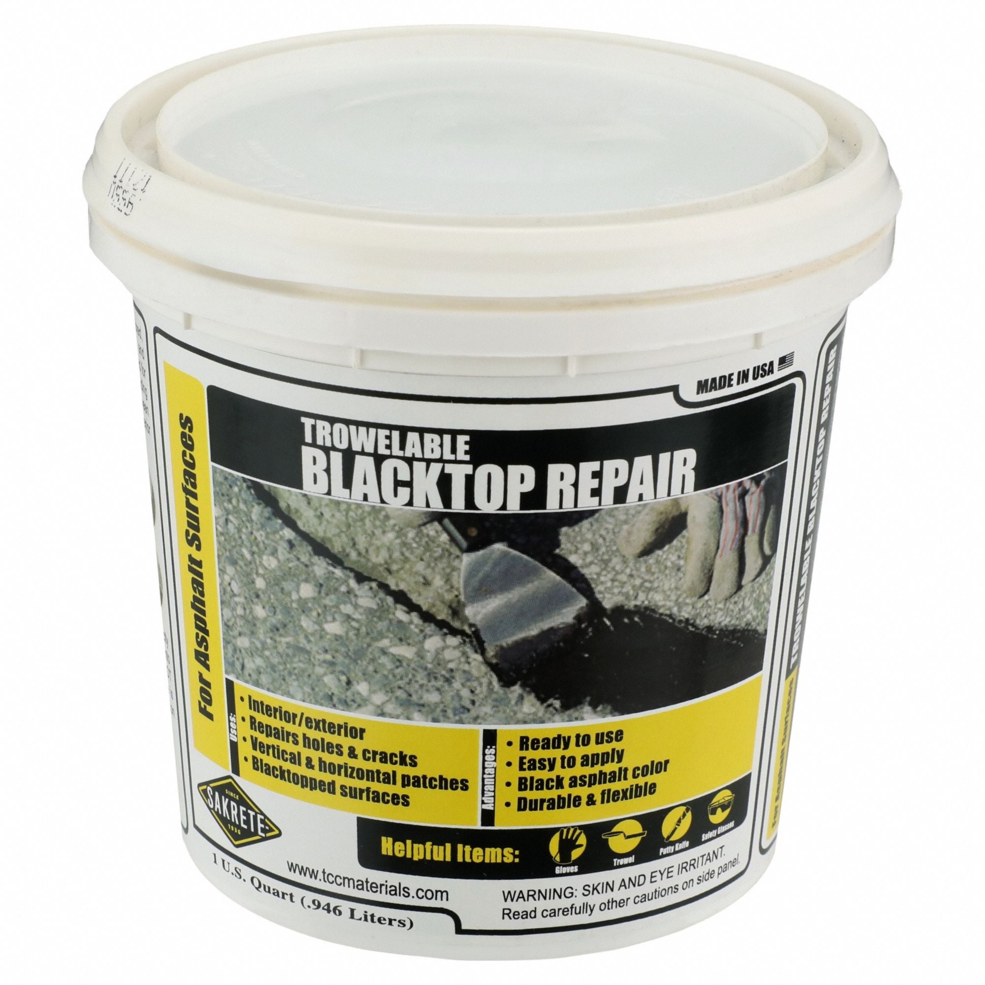 SAKRETE 120038 Asphalt Repair Compound Trowelable 2 lb