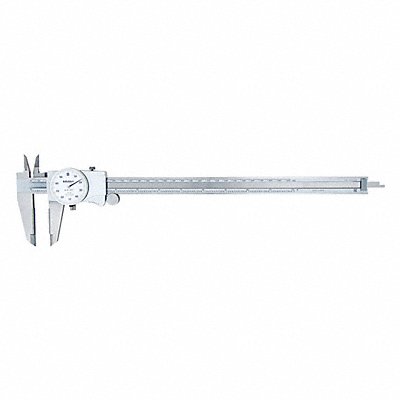 MITUTOYO 505748 Dial Caliper 12In. W/Id Od Carbide