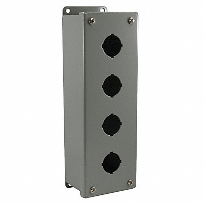 WIEGMANN PB4 Push Button Enclosure 30mm 4Hole CarbSteel