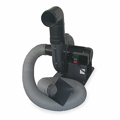 DAYTON 3AA20 Fume/Smoke Exhauster 9 ft L 4in Dia Hose