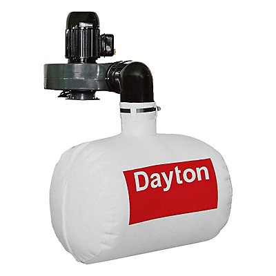 DAYTON 3AA31 Dust Collector 3/4 HP