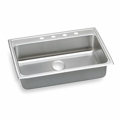 ELKAY LRAD3122554 Elkay Single Sink Rectangle 28inx16inx5-3/8in
