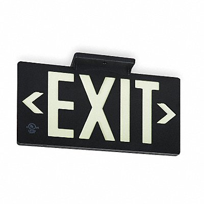 GRAINGER GRAN1390 D6991 Exit Sign 8 3/4 in x 15 3/8 in Plastic