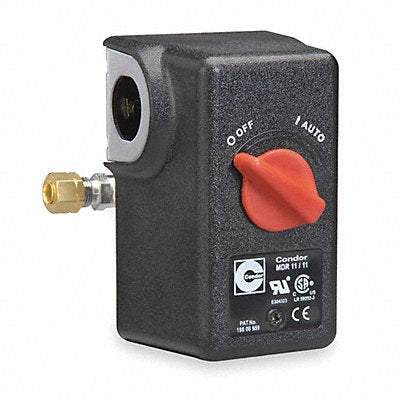 CONDOR USA INC 11LA2E Pressure Switch Auto/Off DPST 25-160psi