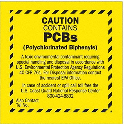 BRADY 87028 DOT Label Dangerous 6 Label W PK50
