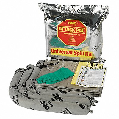BRADY SPC ABSORBENTS SKAATKGRNG Spill Kit Universal