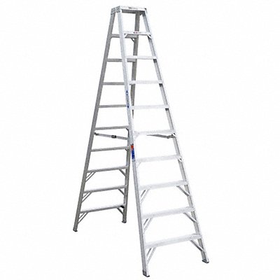 WERNER T310 Twin Stepladder Aluminum IA 10 ft T370