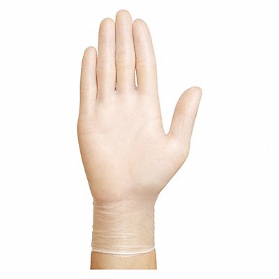CONDOR 3BA45 D1856 Disposable Gloves Vinyl M PK100