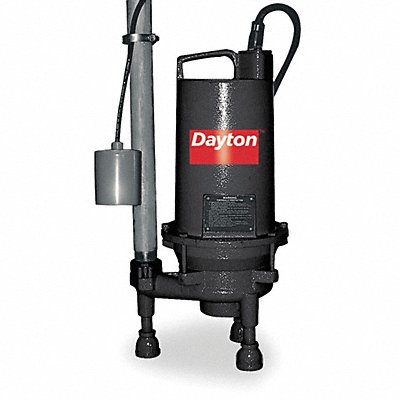 DAYTON 3BB97 2 HP Grinder Pump Tether Float