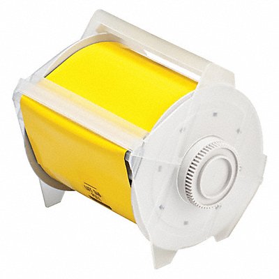 BRADY 76688 Label Tape Cartridge Yellow 25 ft L