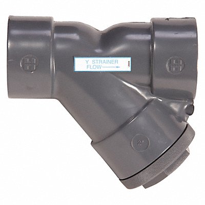 HAYWARD YS10100S Y Strainer 4 5/8 H 7 mesh PVC