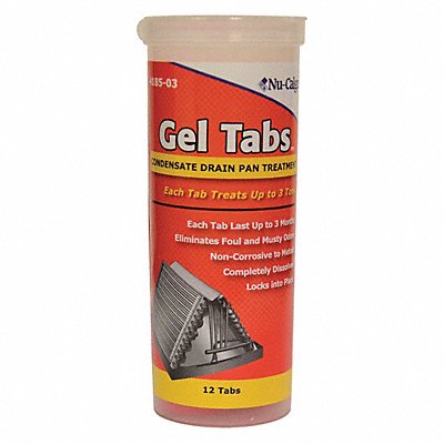 NU-CALGON 418503 Condensate Pan Treatment 12 Tabs Red