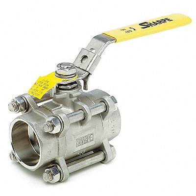 SHARPE VALVES 4351002460 Manual 2-Way Ball Valve Socket 316 SS