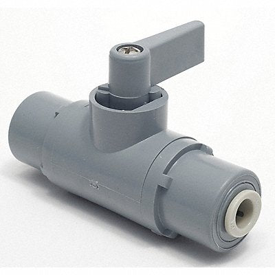 GRAINGER 6886290 Manual 2-Way Ball Valve Push PVC