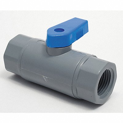 GRAINGER 6380090 Manual 2-Way Ball Valve NPT PVC