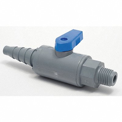 GRAINGER PVC638TB6MF Manual 2-Way Ball Valve NPT PVC