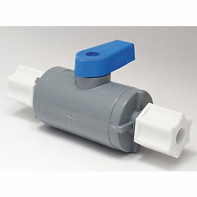 GRAINGER 6387090 Manual 2-Way Ball Valve Comp PVC