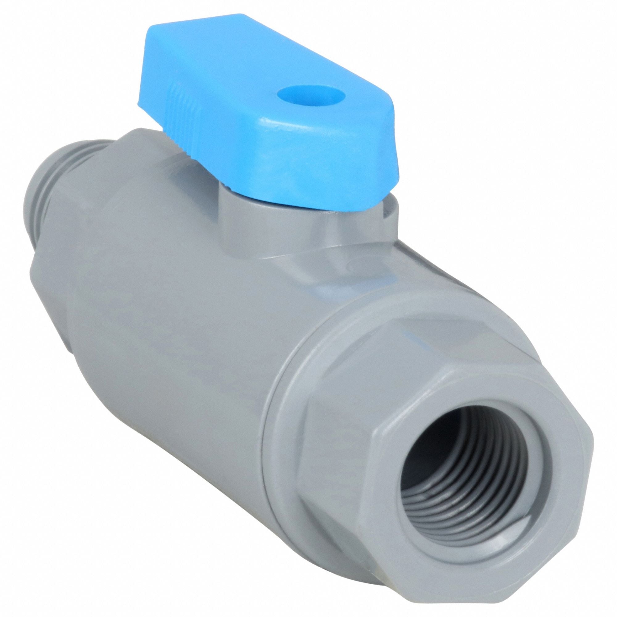 GRAINGER 7127790 Manual 2-Way Ball Valve NPT PVC