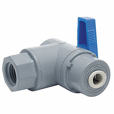 GRAINGER 6574490 Manual 2-Way Ball Valve NPT PVC