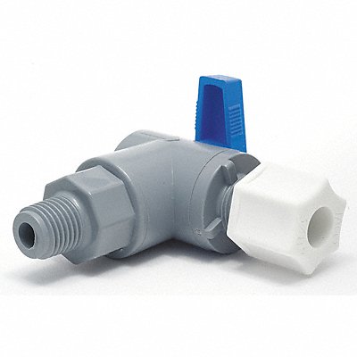 GRAINGER 6575890 Manual 2-Way Ball Valve NPT PVC