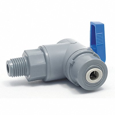 GRAINGER PVC6576M6SMCB Manual 2-Way Ball Valve NPT PVC