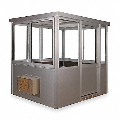 PORTA-KING 9676SLHVAC Assembled Grd Bldg 6.8 x8.2 x8.4ft Grey