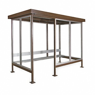 PORTA-KING SMK128BEStyleB Smoking Shelter 144 x93.5 x96in Straight