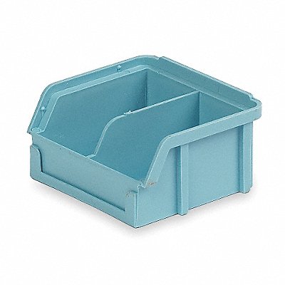 LEWISBINS PB10XLtBlue Hang and Stack Bin Light Blue PP 2 in