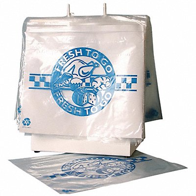 GRAINGER 3CUC5 Food Bag 10 1/2 in L 8 1/2 in W PK2000