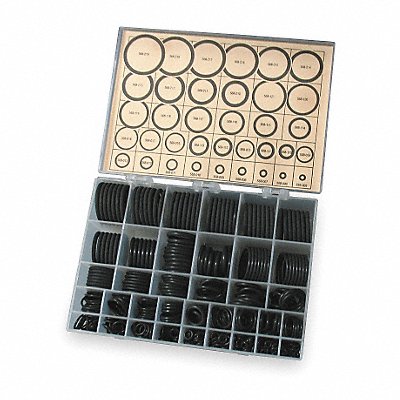 GRAINGER 3CWA3 O-Ring Asst Viton 436 Pcs 36 Szs