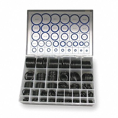 GRAINGER 3CWA4 O-Ring Asst Buna 436 Pcs 36 Szs