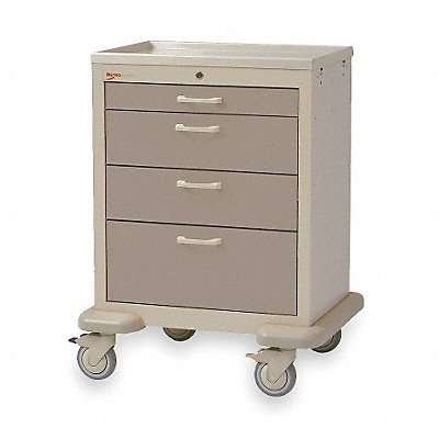METRO MBX1210TLDT Medical Cart Steel/Polymer Lt./Dk.Taupe