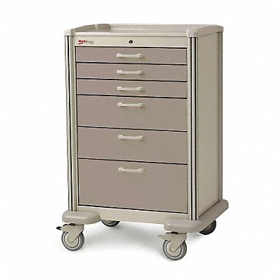 METRO MBX4101TLDT Medical Cart Steel/Polymer Lt./Dk.Taupe