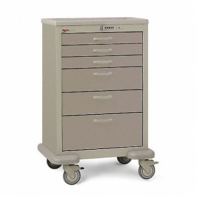 METRO MBX3210TLDT Medical Cart Steel/Polymer Lt./Dk.Taupe