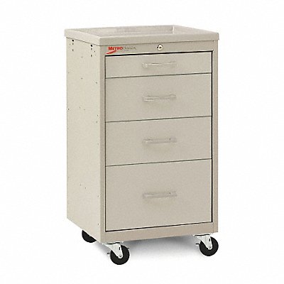 METRO MBC1210TLLT Compact Cart Steel/Polymer Light Taupe