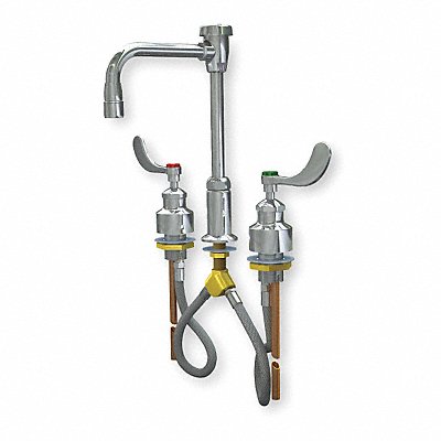 WATERSAVER FAUCET COMPANY L2224VB Gooseneck Chrome Brass 3.0gpm
