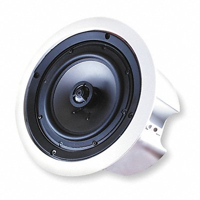 SPECO TECHNOLOGIES SP6ECS Enclosed Speaker White 6 1/2 In PK2