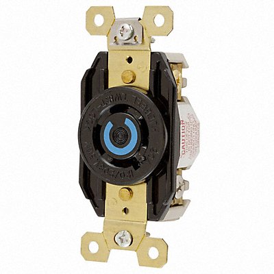 HUBBELL HBL2440 Lck Recept 20 A Black Nylon L18-20R 1Gng