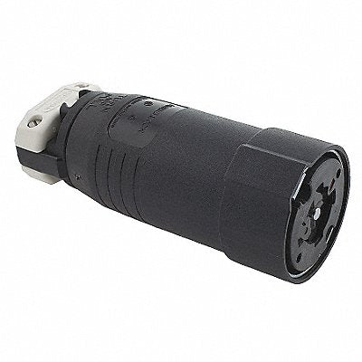 HUBBELL HBL25414B LckCon Strt 20/30A Blk Wht Nyl Non-NEMA