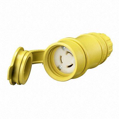 HUBBELL HBL25W47 LckCon Strt 15 A Yellow Elastomer L5-15R
