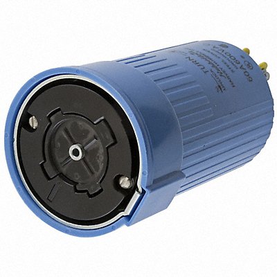 HUBBELL HBL26516 LckCon Straight 60 A Blue Steel Non-NEMA