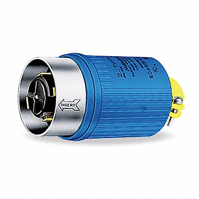 HUBBELL HBL26519 LckPlg Strt 60 A Blue PlyBt Tph 5Blds