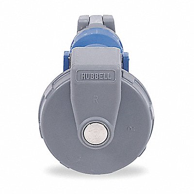 HUBBELL HBL520C9W WT Pn Slv Connctr 20 A IEC Blue 4Pl