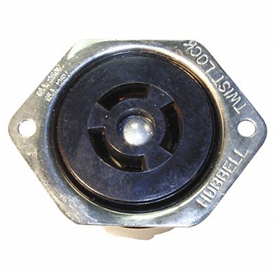 HUBBELL HBL7557 Flanged Locking Receptacle Industrial